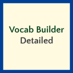 ALNS' Vocab Builder - Detailed